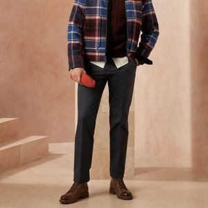 Banana Republic Pants Men's Size 34 x 32 Navy Blue Slim Fit Trouser City Office